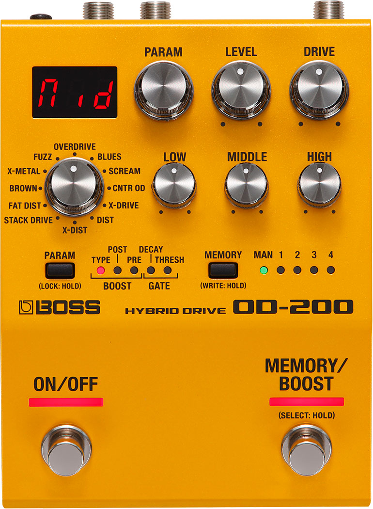 ギター BOSS OD-200 Hybrid Drive BOSS OD-200 Hybrid Drive Pedal – Roland Store London