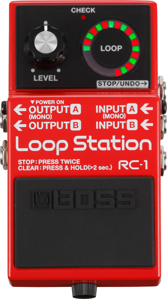 BOSS RC-1 Compact Pedal Looper with Loop Indicator Dial – Roland 