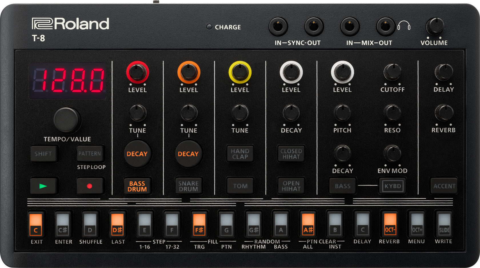 Roland AIRA Compact T-8 Beat Machine Masina de ritm - Zeedo Shop