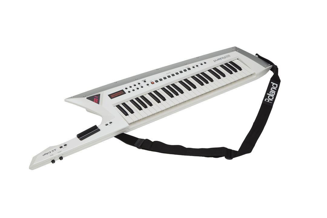 Roland AX-EDGE-W 49 Key Shoulder Worn Synthesizer (White) – Roland