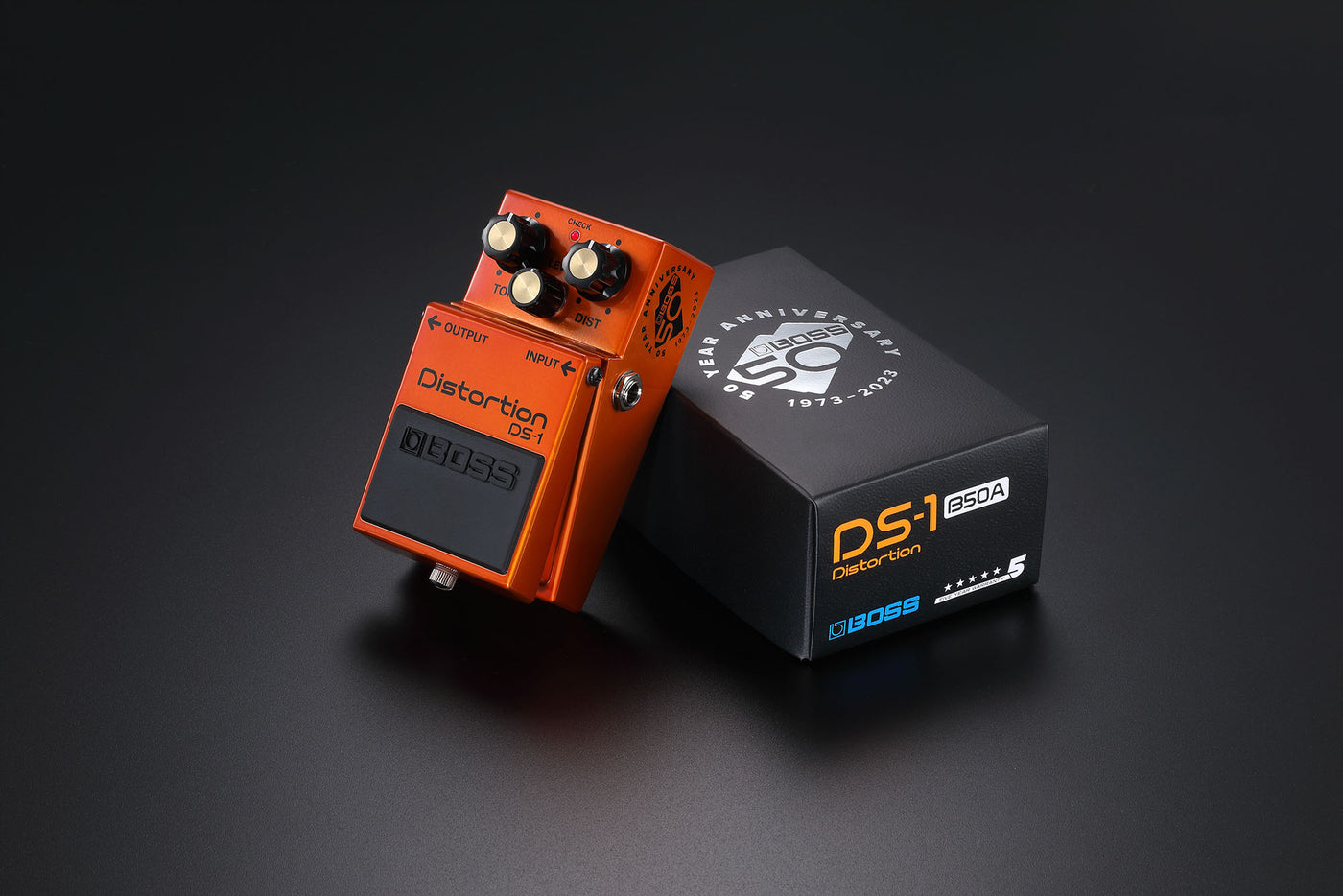 BOSS DS-1-B50A Distortion 50th Anniversary Compact Pedal