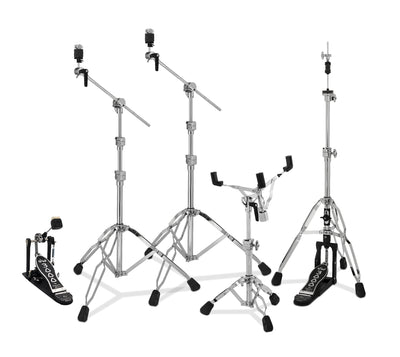 DW Drums 3000 Series Hardware Pack, 5-Piece, Chrome