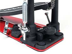 DW Drums 5000 Series Accelerator Double Bass Drum Pedal with Bag