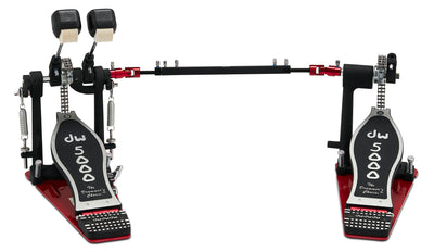 DW Drums 5000 Series Lefty Turbo Double Bass Drum Pedal with Bag