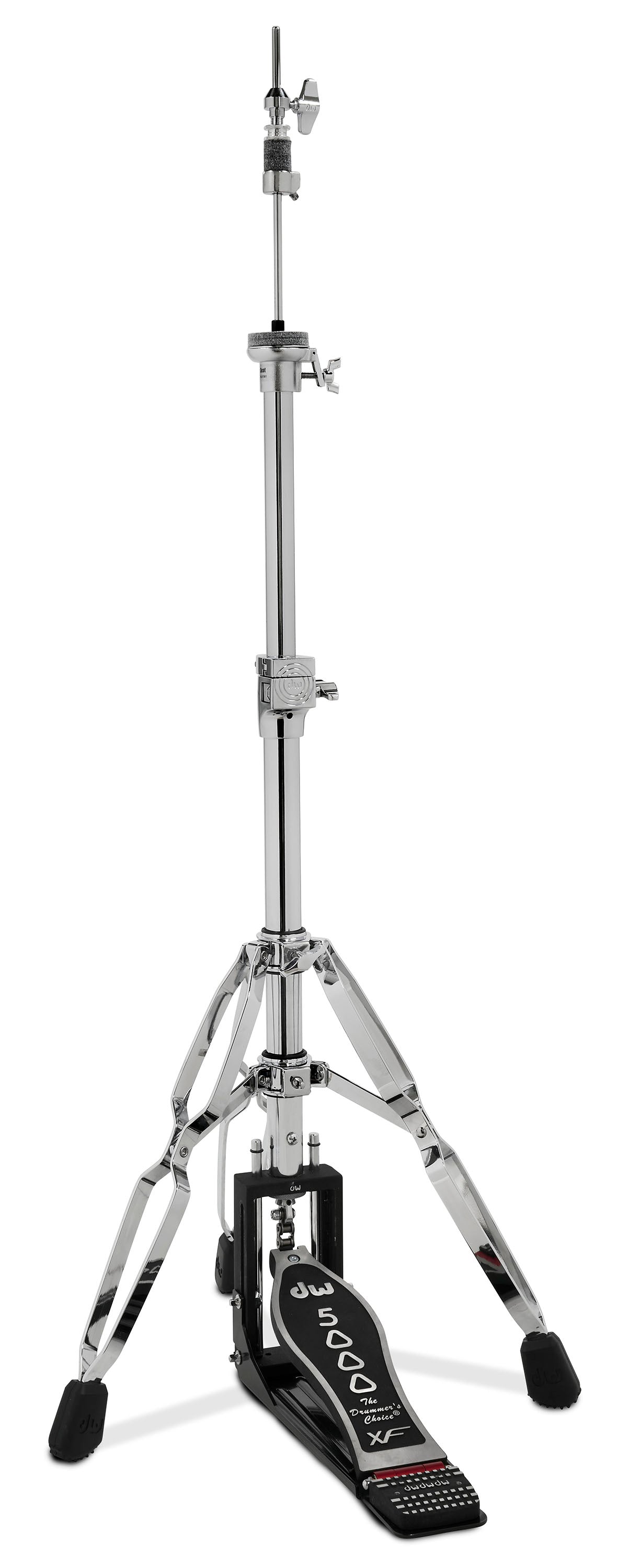 DW Drums 5000 Series XF Extended Footboard 3-Leg Hi-Hat Stand, Chrome