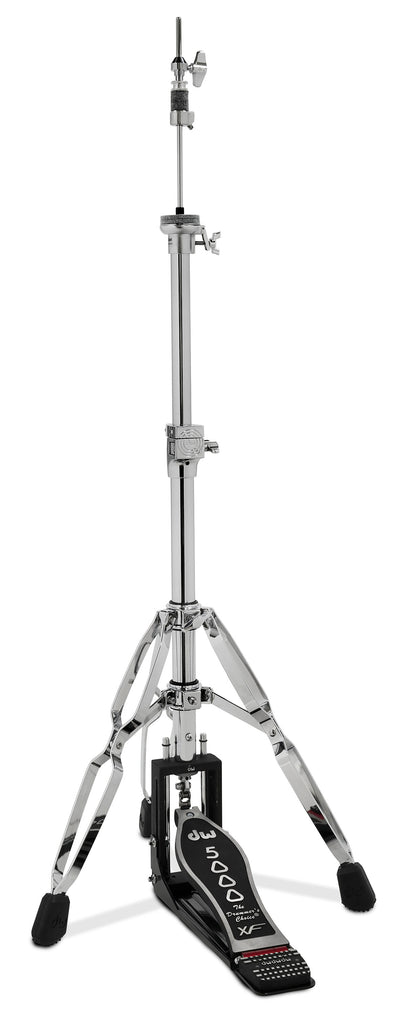 DW Drums 5000 Series XF Extended Footboard 3-Leg Hi-Hat Stand, Chrome
