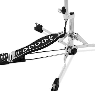 DW Drums 6000 Ultralight Series Flush Base 3-Leg Hi-Hat Stand, Chrome