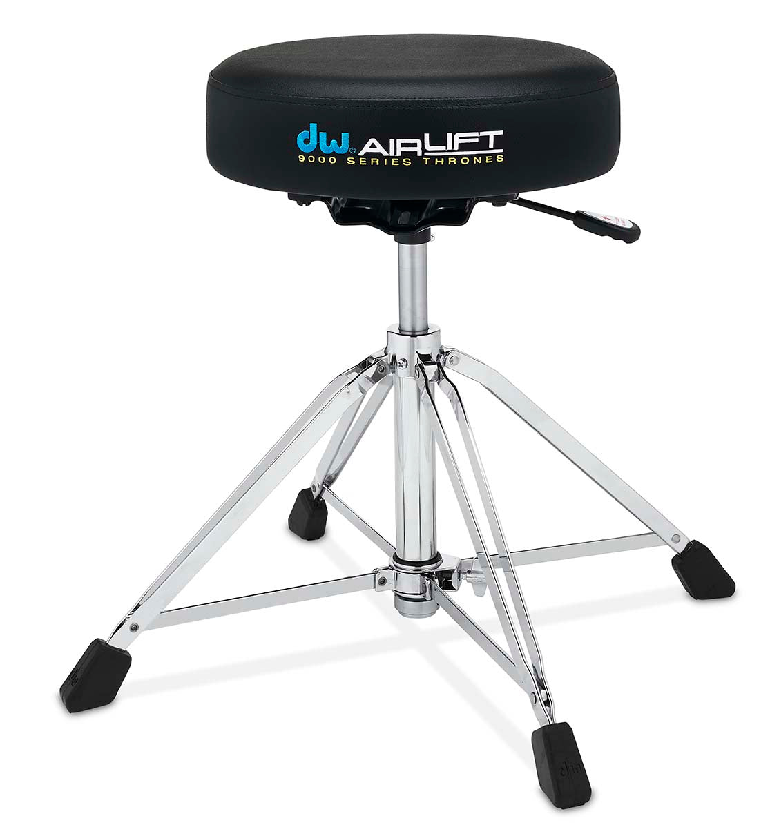 DW Drums 9000 Series Airlift Round Top Throne, Chrome