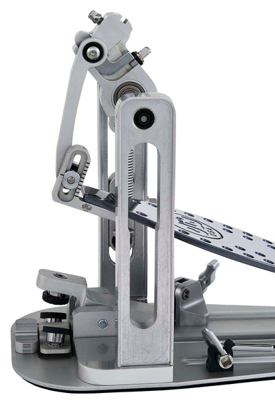 DW Drums MFG Series Machined Direct Drive Double Pedal with Bag, Polished Aluminum