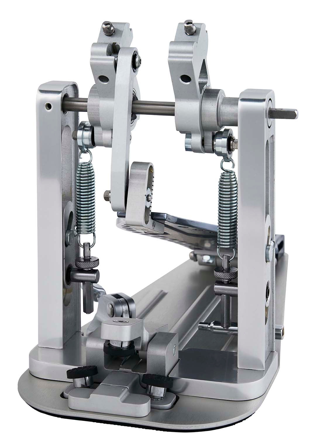 DW Drums MFG Series Machined Direct Drive Double Pedal with Bag, Polished Aluminum