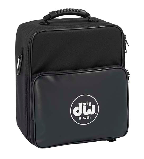 DW Drums MFG Series Machined Direct Drive Double Pedal with Bag, Polished Aluminum