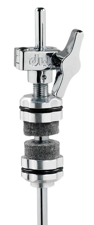 DW Drums MFG Series Machined Direct Drive 2-Legged Hi-Hat Stand with Extended Footboard, Polished Aluminum