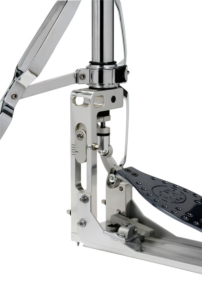 DW Drums MFG Series Machined Direct Drive 2-Legged Hi-Hat Stand with Extended Footboard, Polished Aluminum