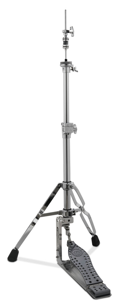 DW Drums MFG Series Machined Direct Drive 2-Leg Hi-Hat Stand, Polished Aluminum