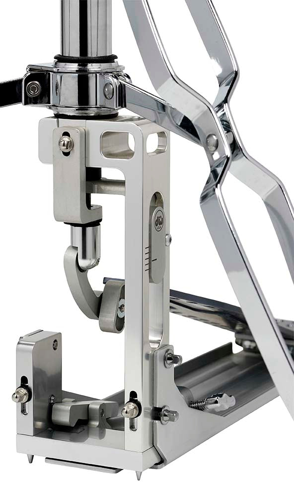 DW Drums MFG Series Machined Direct Drive 2-Leg Hi-Hat Stand, Polished Aluminum