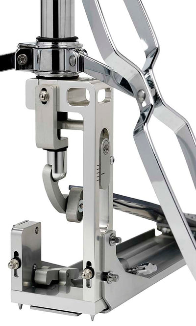 DW Drums MFG Series Machined Direct Drive 2-Leg Hi-Hat Stand, Polished Aluminum