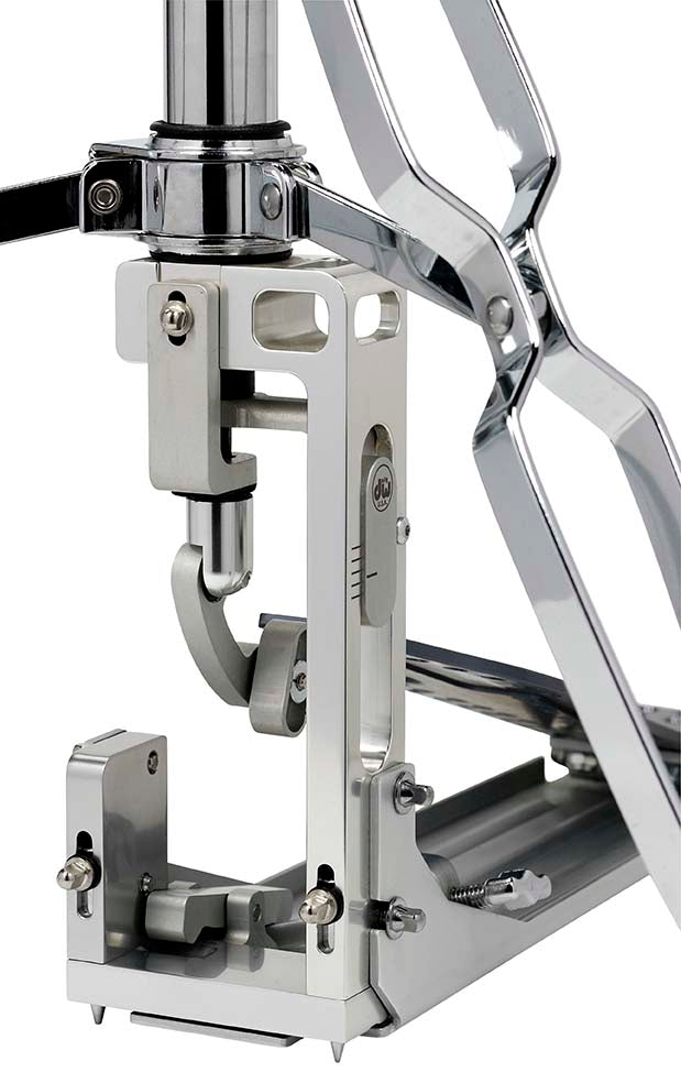 DW Drums MFG Series Machined Direct Drive 3-Leg Hi-Hat Stand, Polished Aluminum