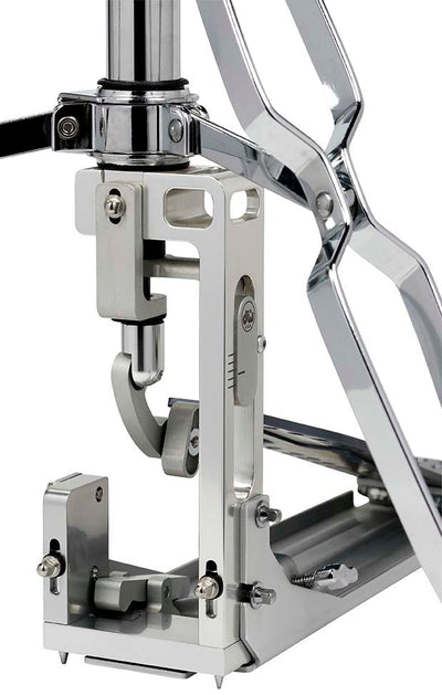 DW Drums MFG Series Machined Direct Drive 3-Leg Hi-Hat Stand, Polished Aluminum