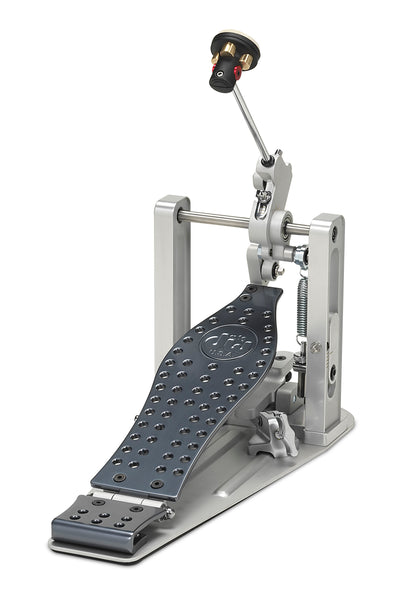 DW Drums MFG Series Machined Direct Drive Single Pedal with Bag, Polished Aluminum