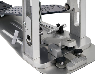 DW Drums MFG Series Machined Direct Drive Single Pedal with Bag, Polished Aluminum
