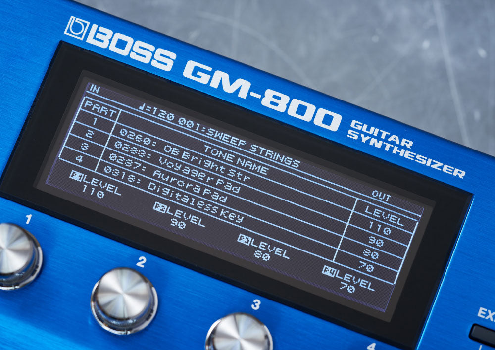 BOSS GM-800 Guitar Synthesizer Pedal