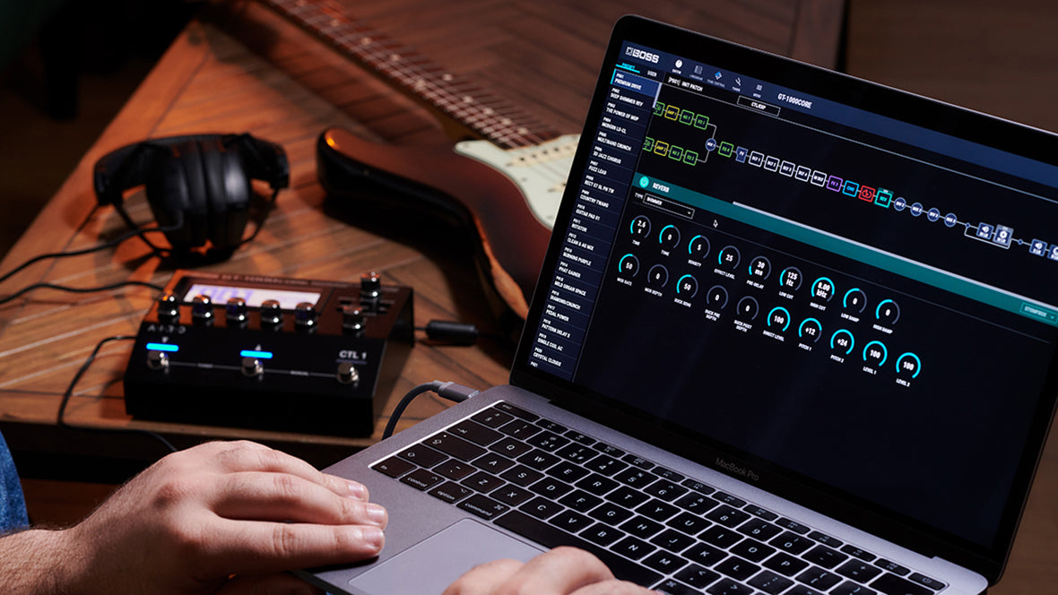 BOSS GT-1000CORE Multi Effects in Pedalboard Friendly Case