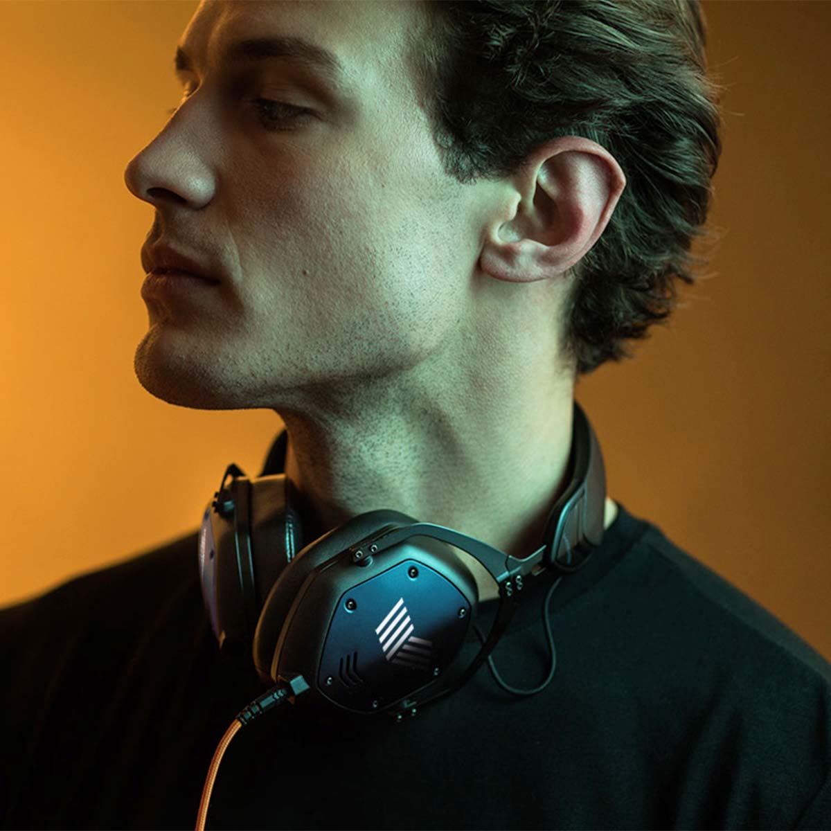 V-MODA M-100MA-MB Over-Ear Headphones (Matte Black)