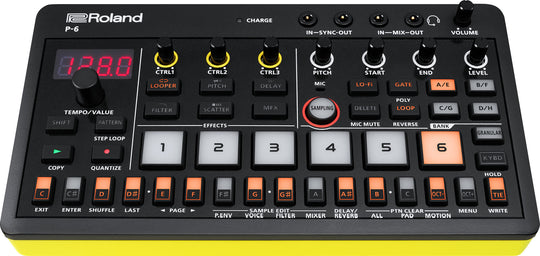 Roland AIRA P-6 MIDIコントローラー Roland P-6 Aira Compact Creative Sampler – Roland Store London