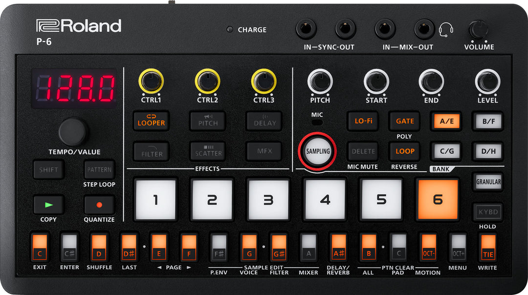 Roland P-6 Aira Compact Creative Sampler – Roland Store London