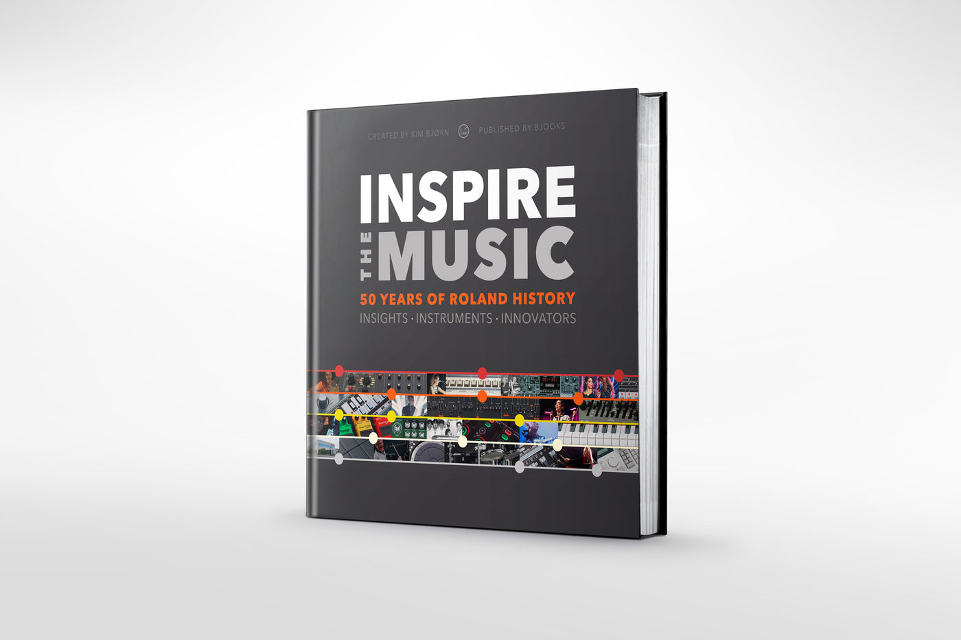 Inspire the Music - 50 years of Roland History Hardback Book