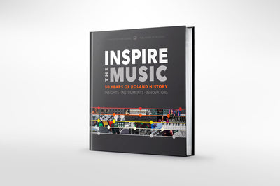 Inspire the Music - 50 years of Roland History Hardback Book
