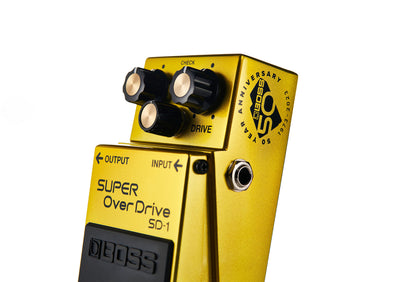 BOSS SD-1-B50A Super Overdrive 50th Anniversary Compact Pedal