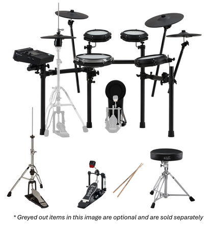 Roland TD316 V-Drum Kit, inc. DW2000 Kick Pedal, Hardware & Accessories