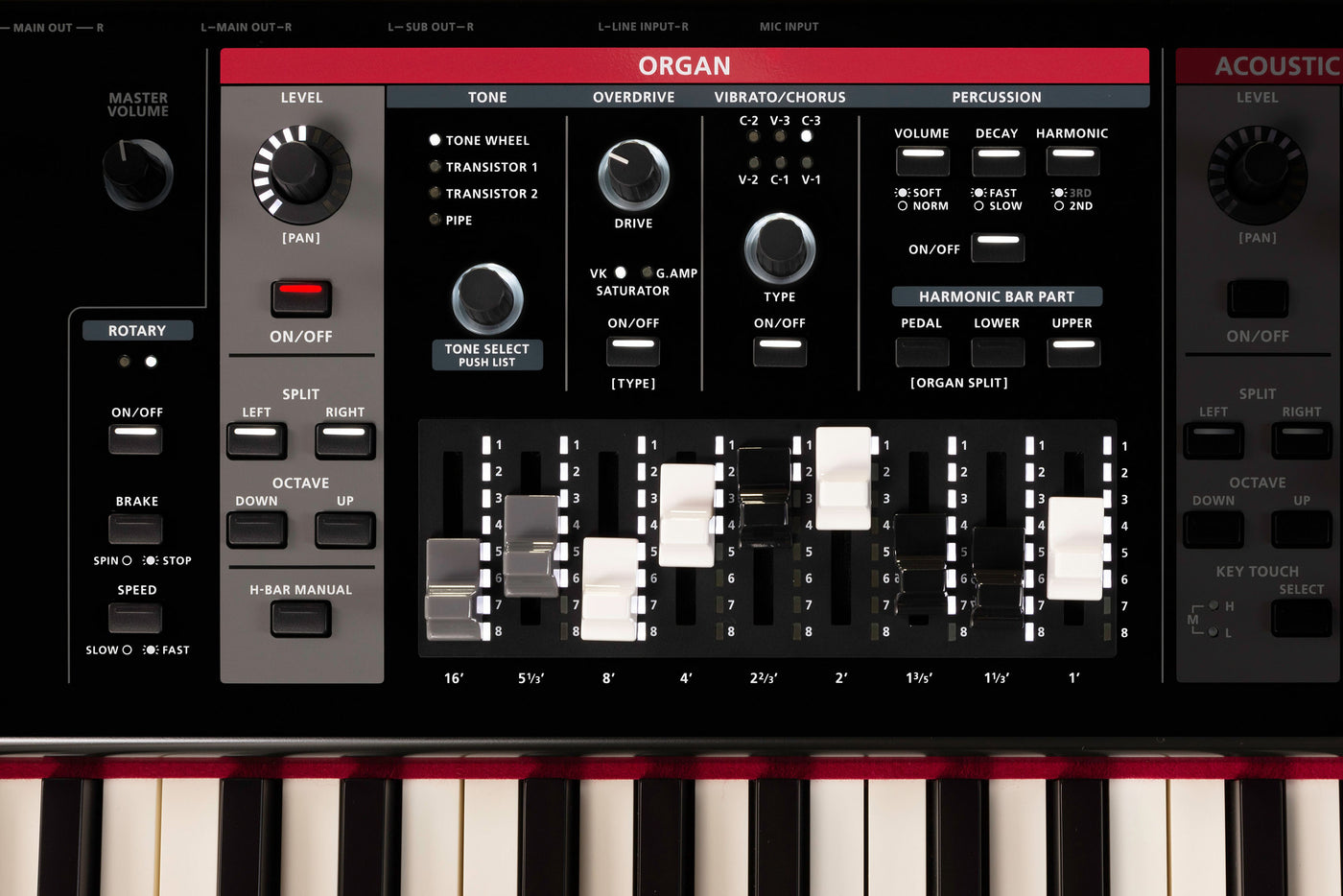 Roland V-Stage 76 Stage Keyboard with Semi Weighted Keys