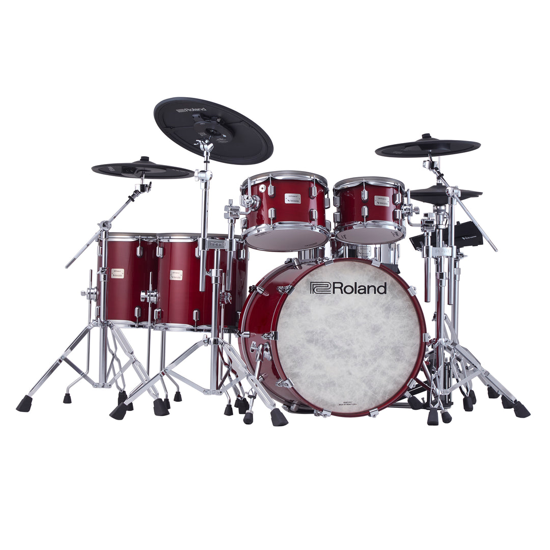 Roland VAD716-GC V-Drums Acoustic Design Kit (Gloss Cherry), exc