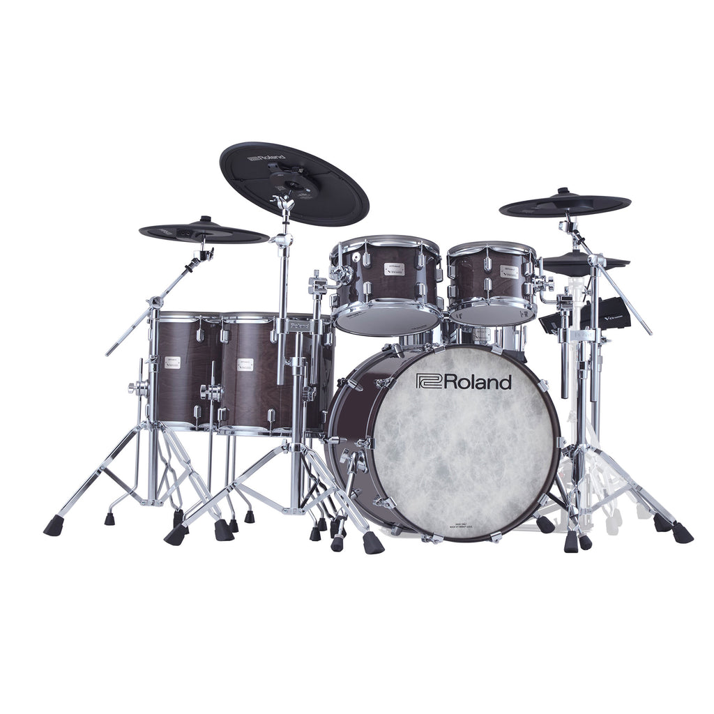 Roland VAD716-GE V-Drums Acoustic Design Kit (Gloss Ebony), exc