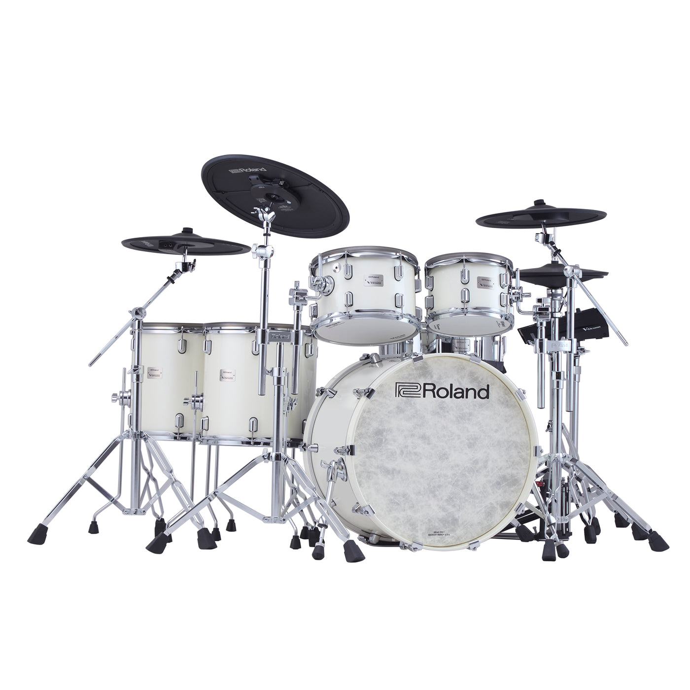 Roland VAD716-PW V-Drums Acoustic Design Kit (Pearl White)