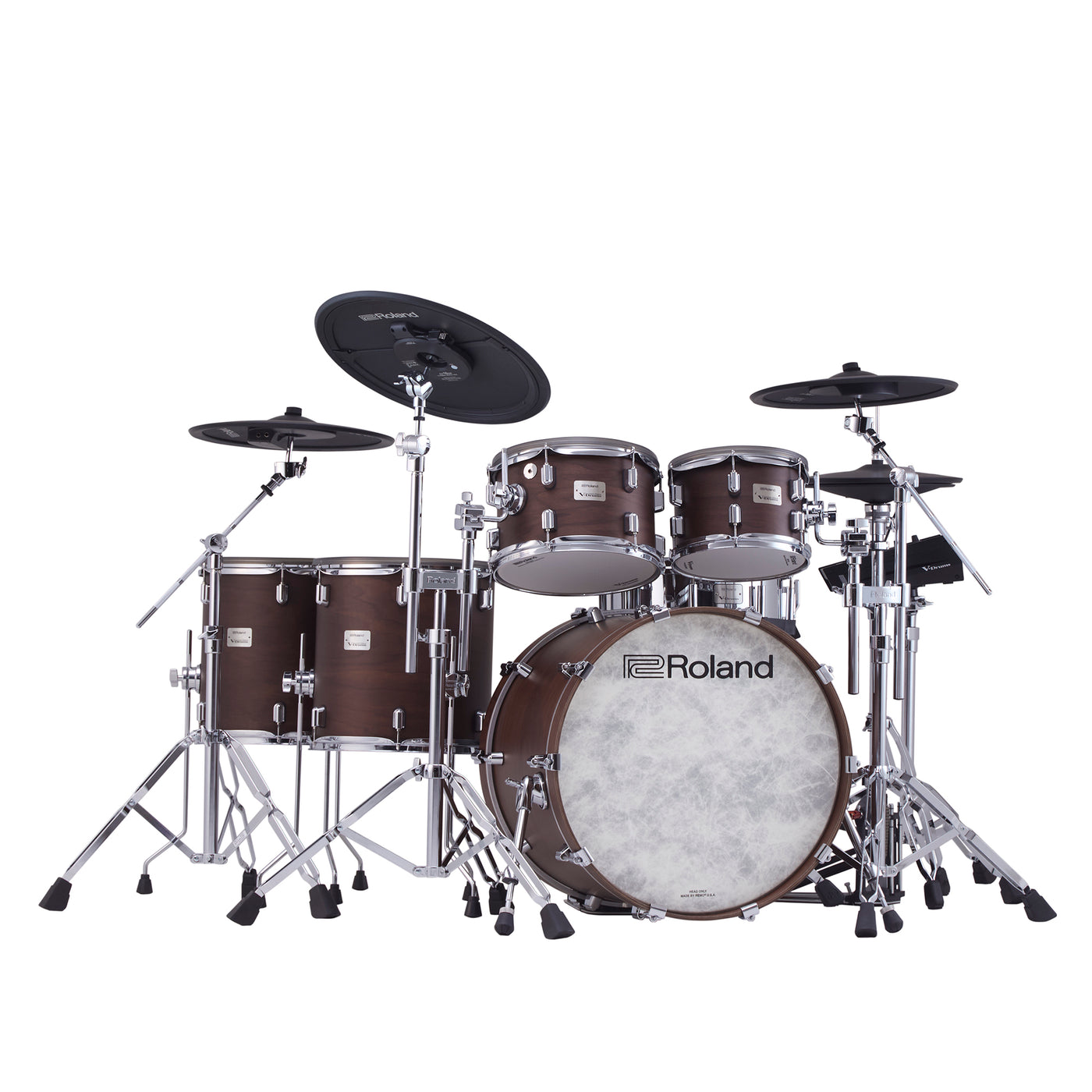 Roland VAD716-SW V-Drums Acoustic Design Kit (Satin Walnut)