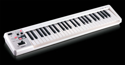 Roland A-49-WH MIDI Controller Keyboard, 49 keys (White)