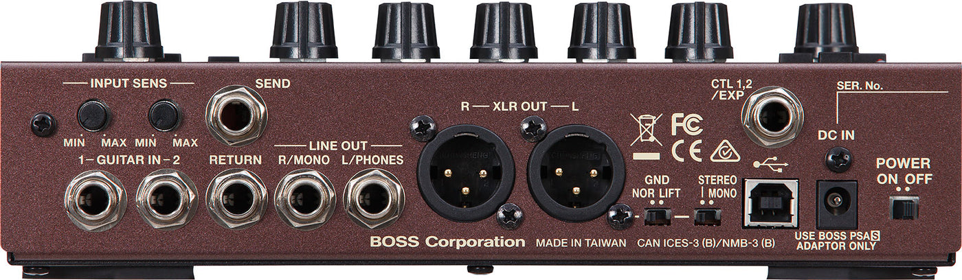 BOSS AD-10 Acoustic Preamp & Multi Effects Pedal