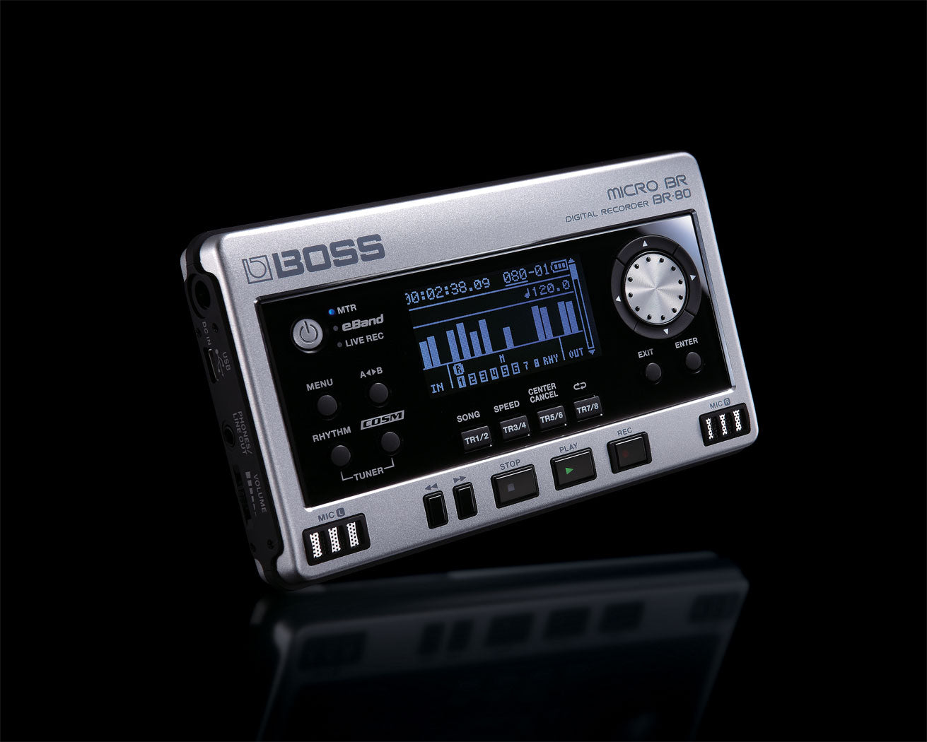 BOSS BR-80 Pocket Size 8 Track Digital Recorder