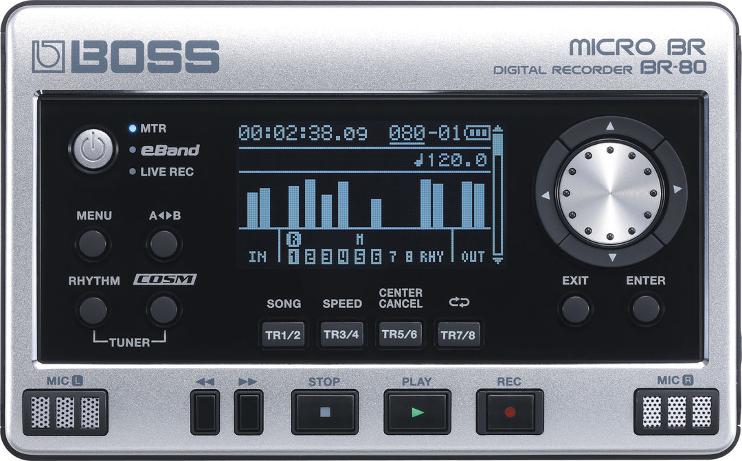 BOSS BR-80 Pocket Size 8 Track Digital Recorder – Roland Store London