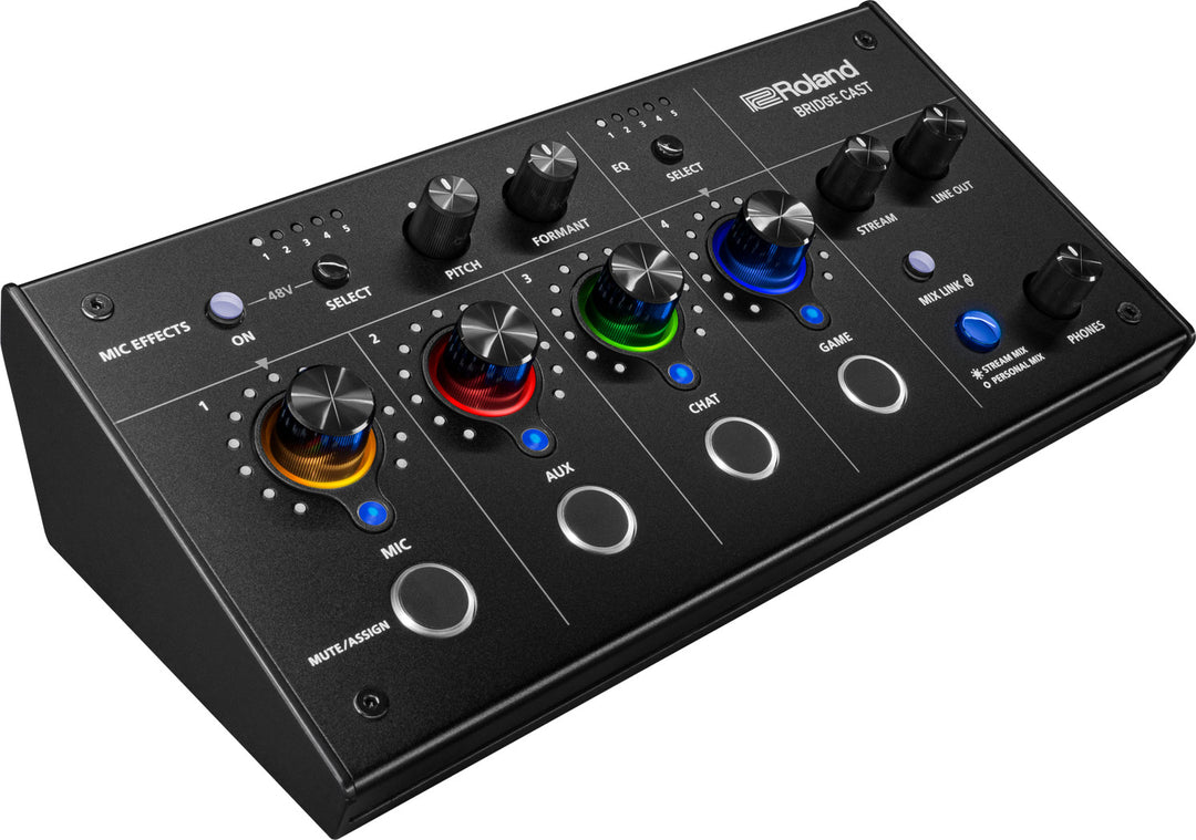 Roland BRIDGECAST Gaming Mixer for Streaming – Roland Store London