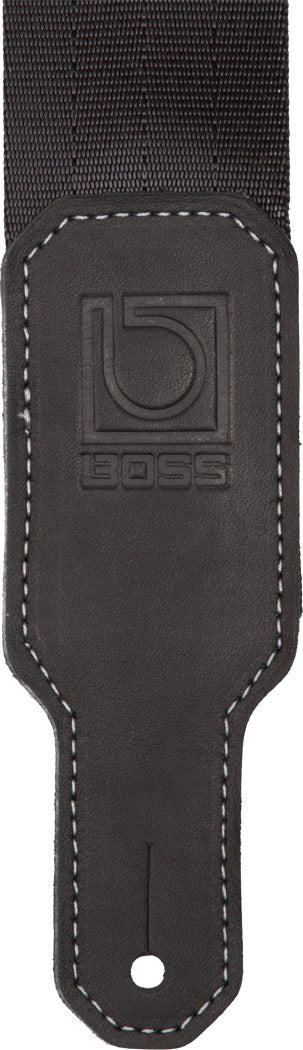 BOSS BSB-20-BLK 2" Black Seatbelt Guitar Strap