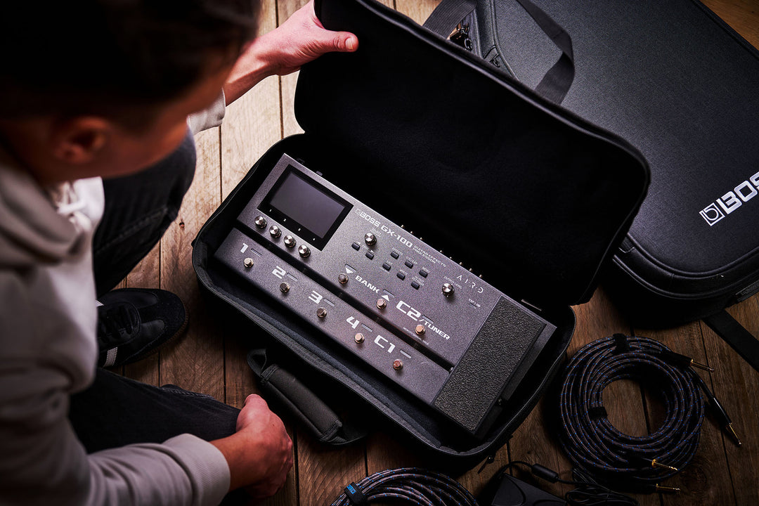 ギター BOSS GX-100 + CB-BM-M ギター BOSS GX-100 + CB-BM-M Boss CB-BM-M Multi-Effect Case |