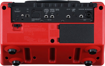 BOSS CUBE-ST2-R 10 Watt Stereo, Dual Channel Amplifier, Battery Powered (Red)