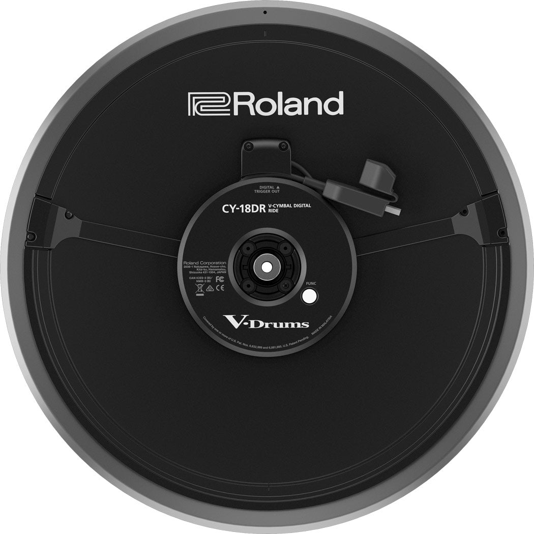 Roland CY-18DR 18" Digital Ride Multi-Sensor V-Cymbal, For V-71, TD-50 And TD-27