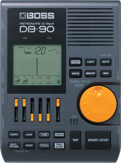 BOSS DB-90 Metronome & Practice Aid with Memory Function & MIDI Input