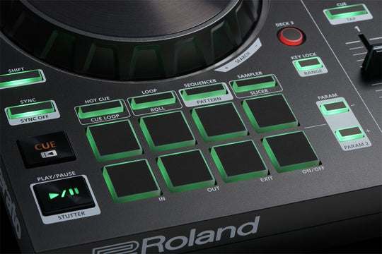 Roland DJ-202 Lightweight And Rugged Intro DJ Controller