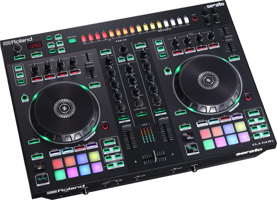 Roland DJ-505 2 Channel 4 Deck DJ Controller -inc Serato Pro